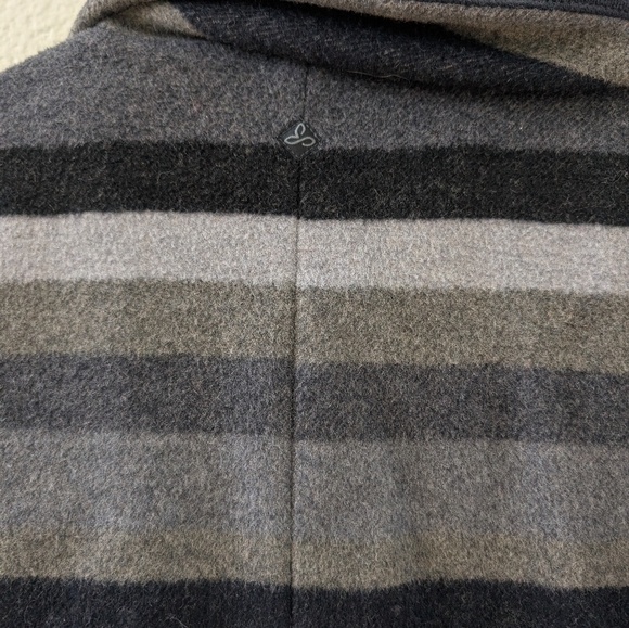 Prana Lily Jacket Medium Wool Blend Striped Full Zip W2LILY314 - Picture 4 of 8